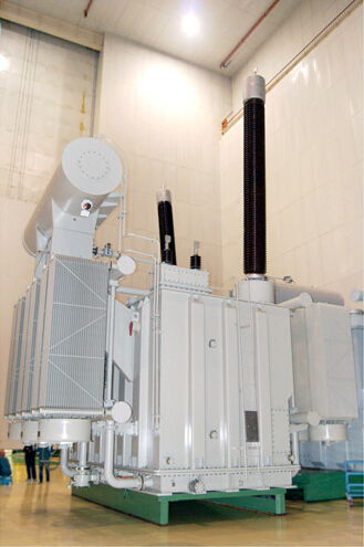 山東電力設(shè)備中電裝備埃塞項(xiàng)目250兆伏安 500千伏變壓器首臺(tái)產(chǎn)品順利通過沖擊后局部